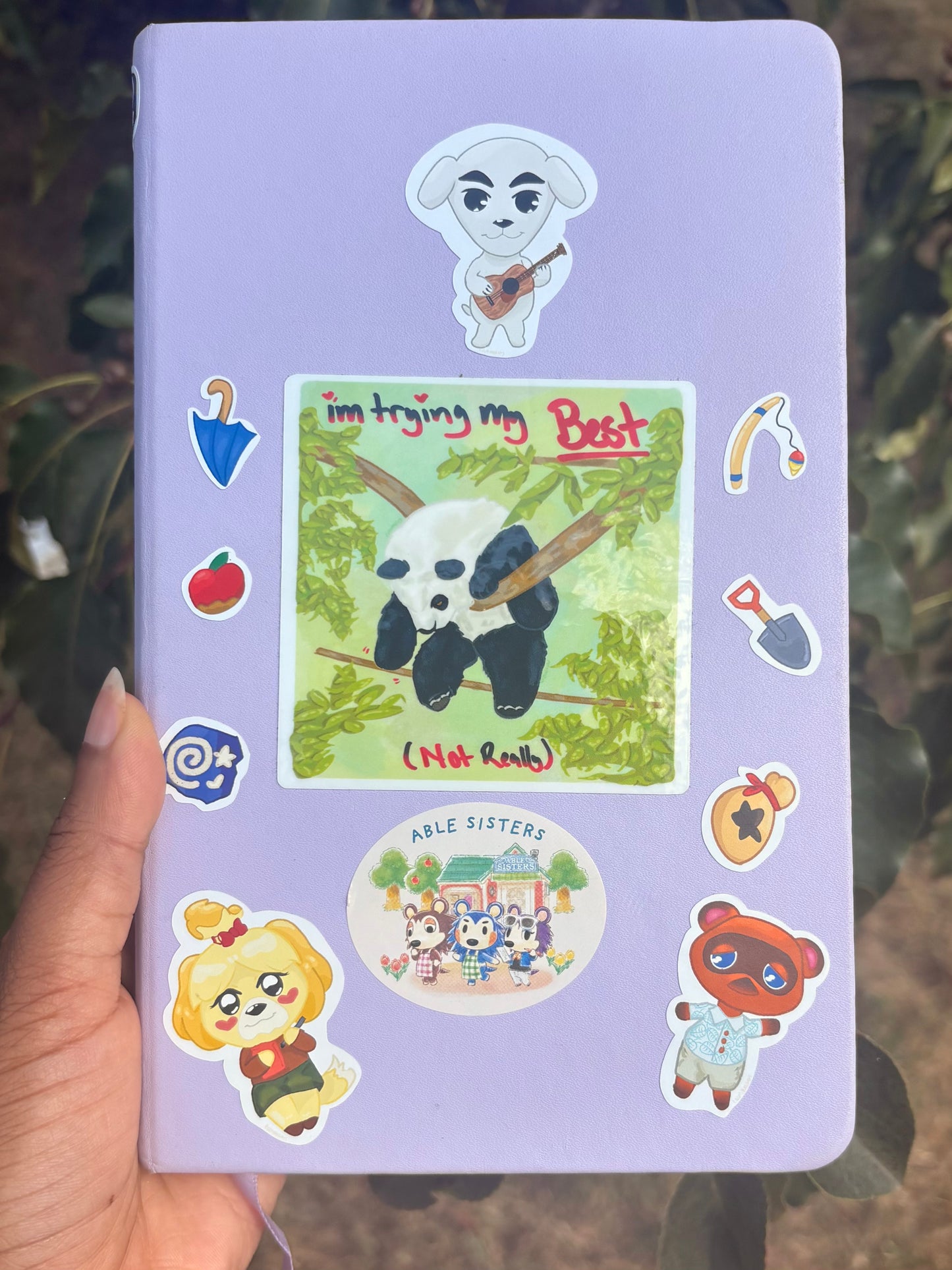 silly panda sticker