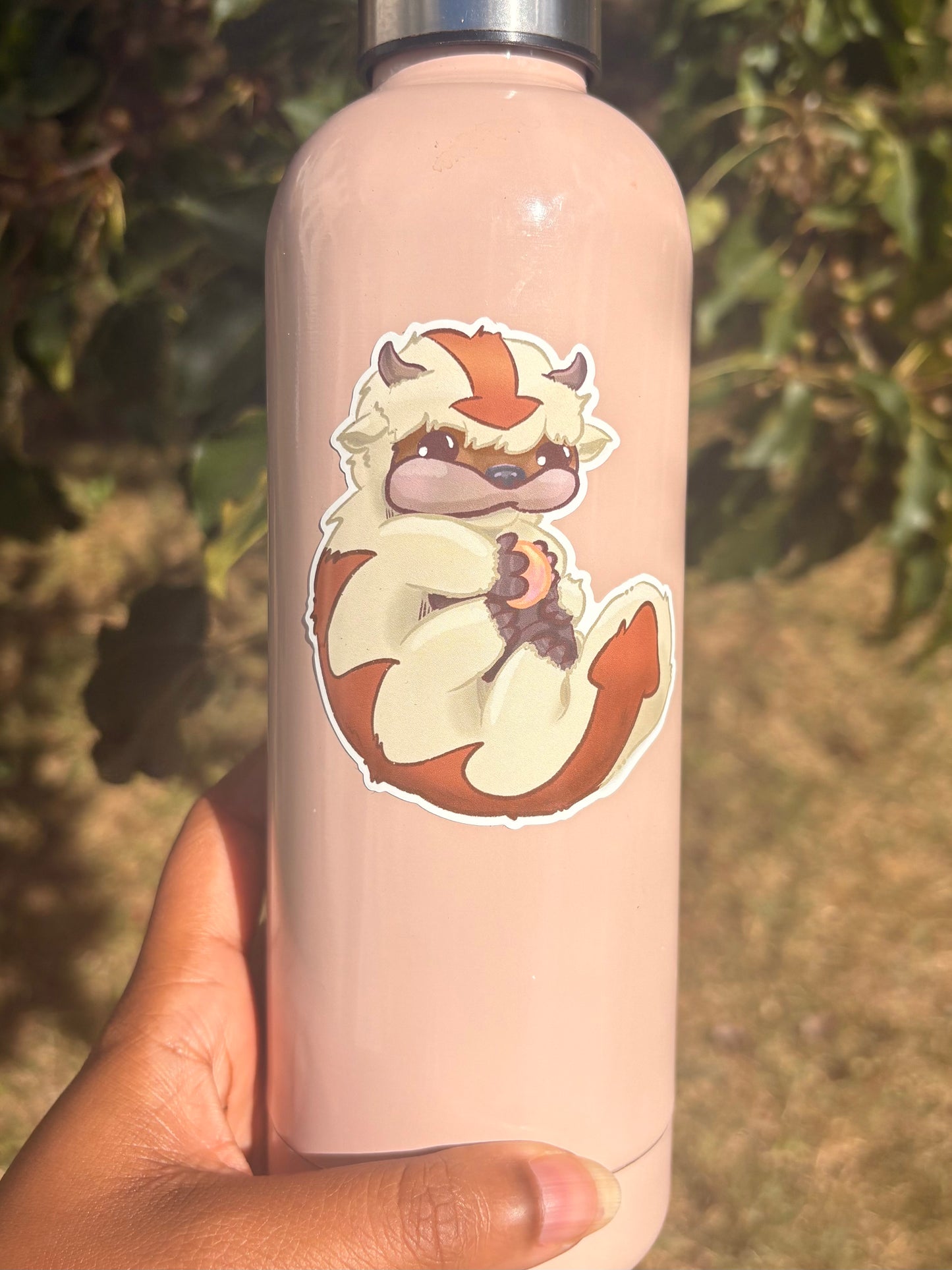 baby sky bison with momo sticker