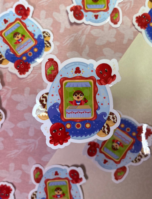octopus ACNH  sticker